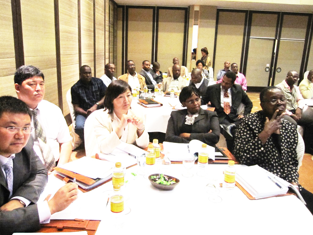 Participants during a classroom session